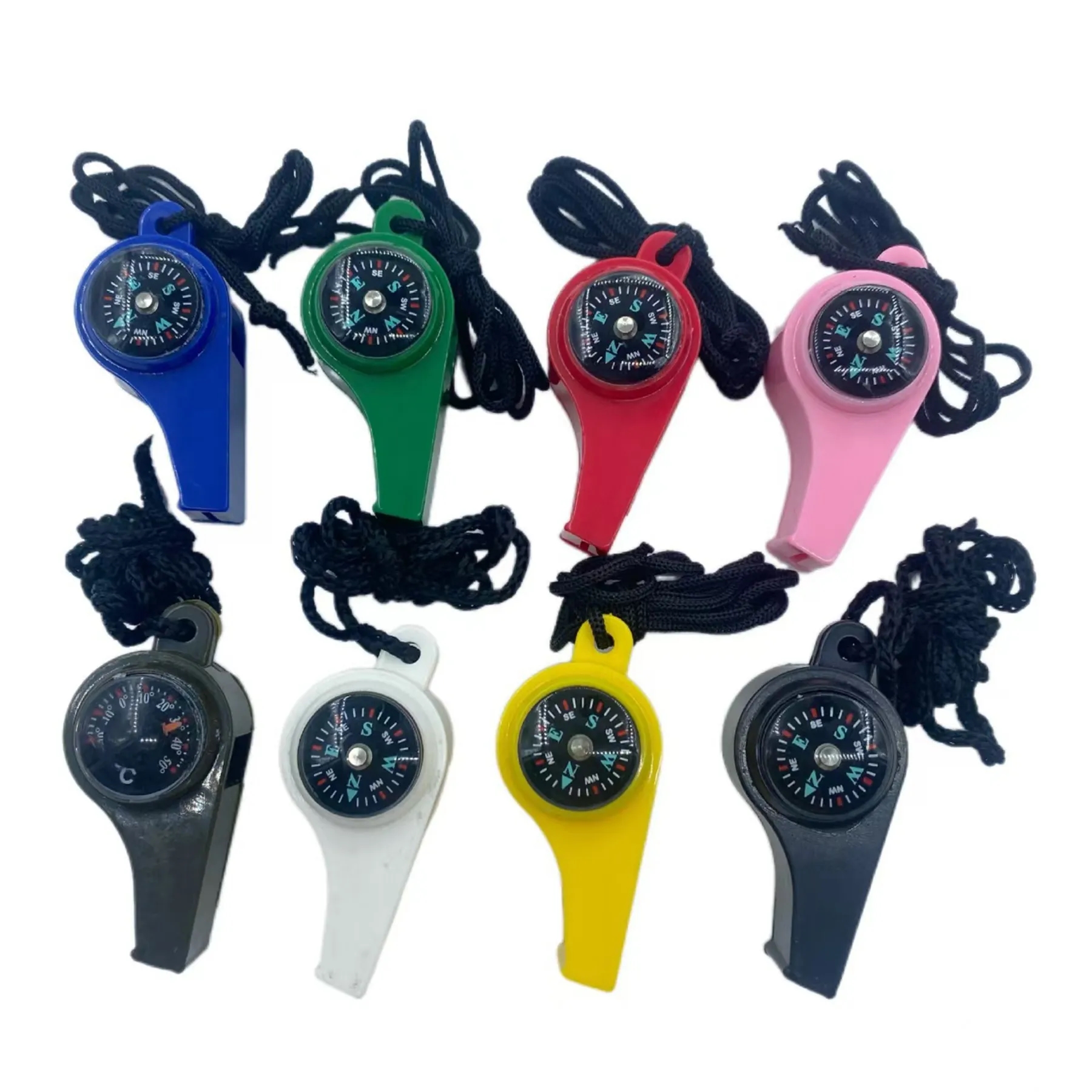 3-in-1 Emergency Whistles with Compass and Thermometer 14