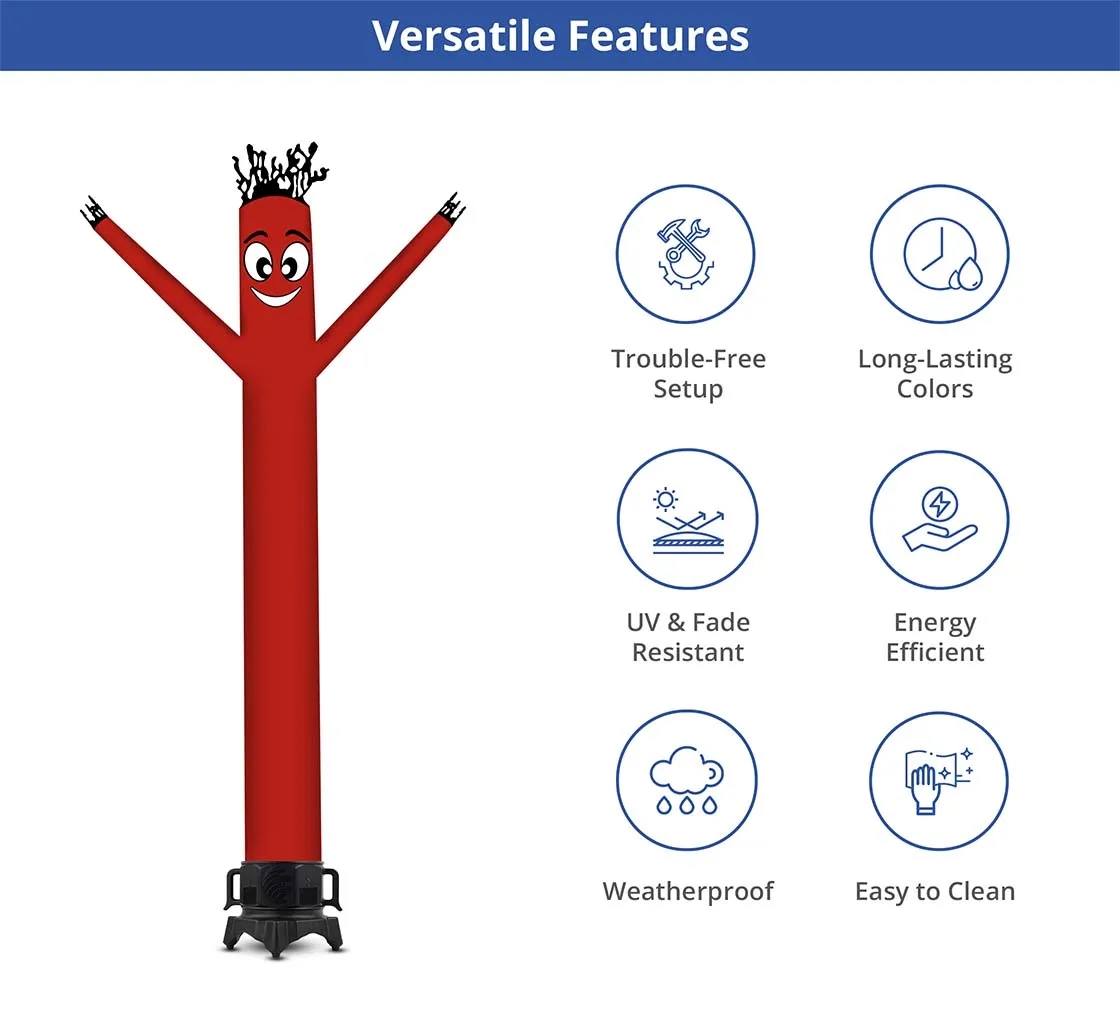 Inflatable Tube Man - Solid Colors with Blower 8