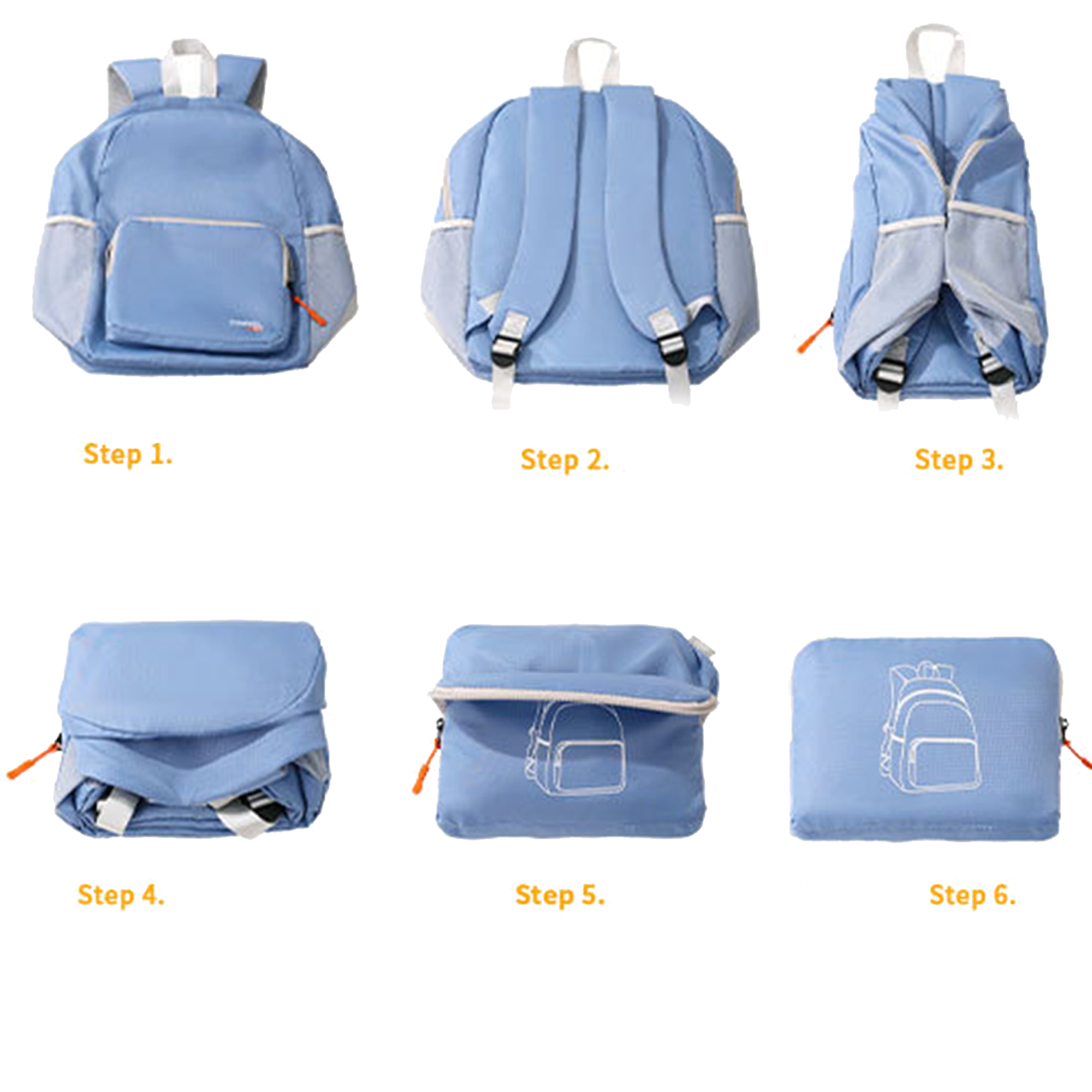 MOQ 10 PCS Compact Foldable Backpack 3