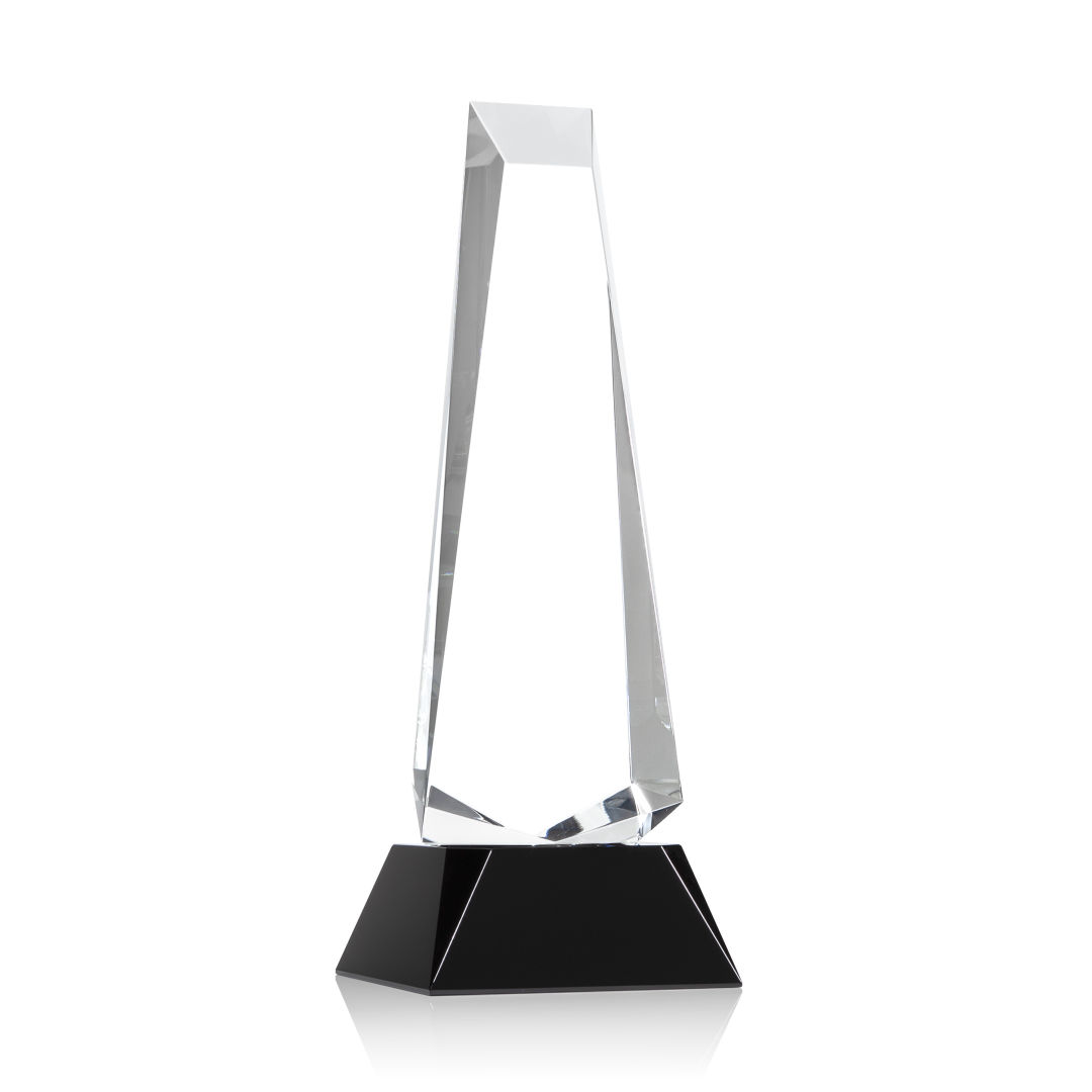 Rustern Obelisk Award on Base - Black 3