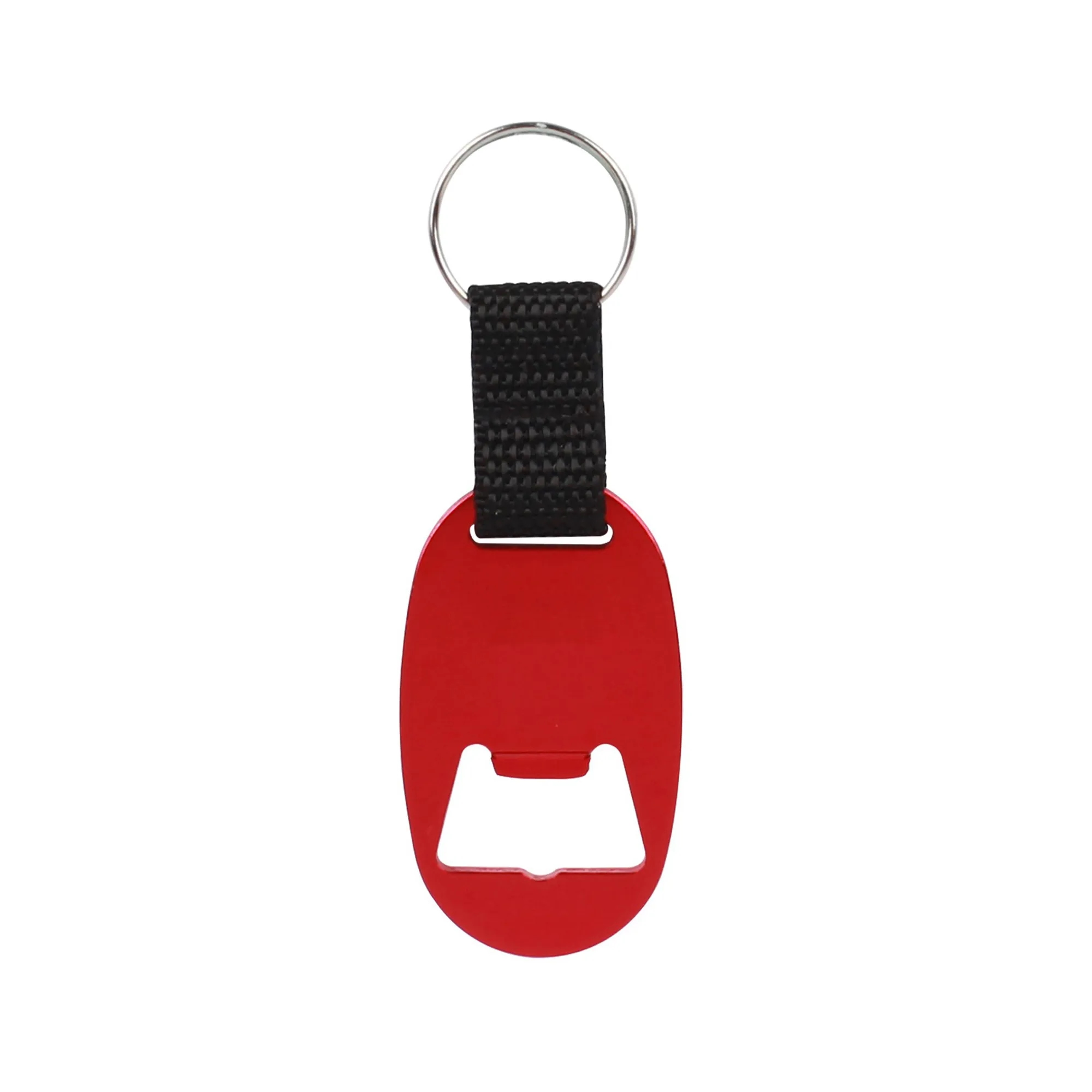 Oval Aluminum Bottle Opener Keychain 6