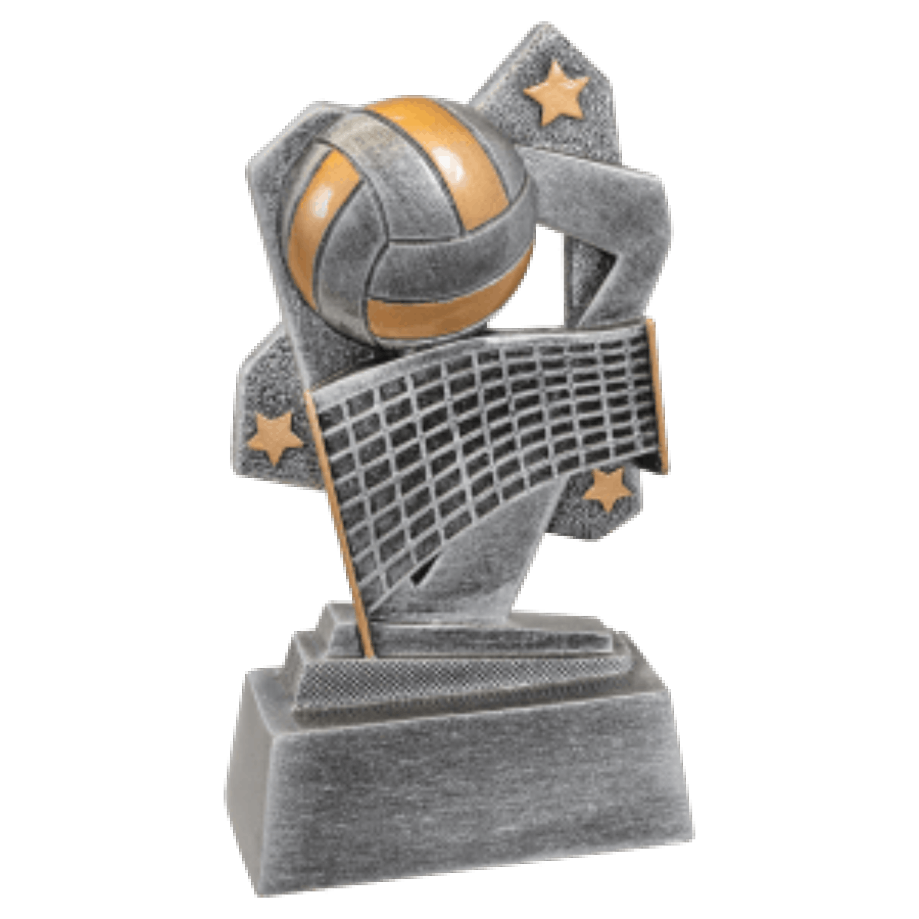 5-1/2" Tall Volleyball Triumph Resin 1