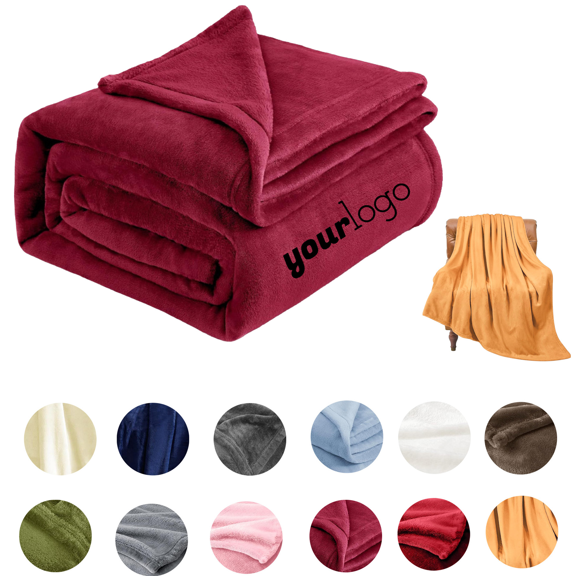 All-Season Plush Fleece Blanket for Bedroom and Living Room 5