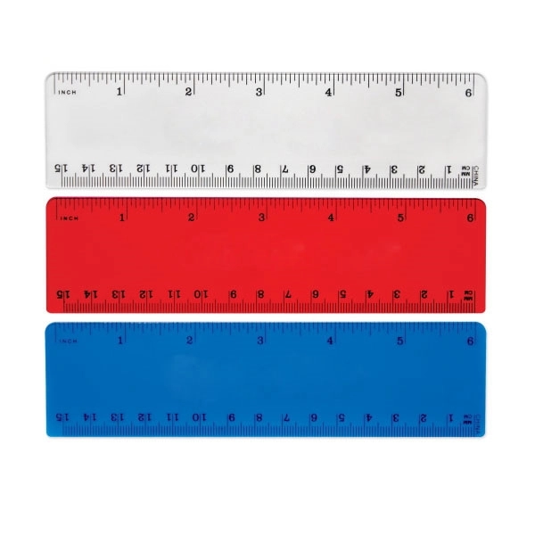 Promotional 6" Plastic Ruler 2