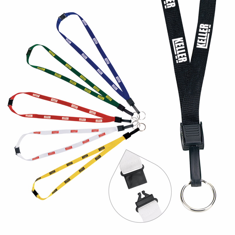 1/2" Breakaway Lanyard with Key Ring 6