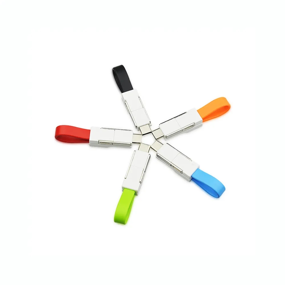 3-in-1 Charging Cable with Keychain 2