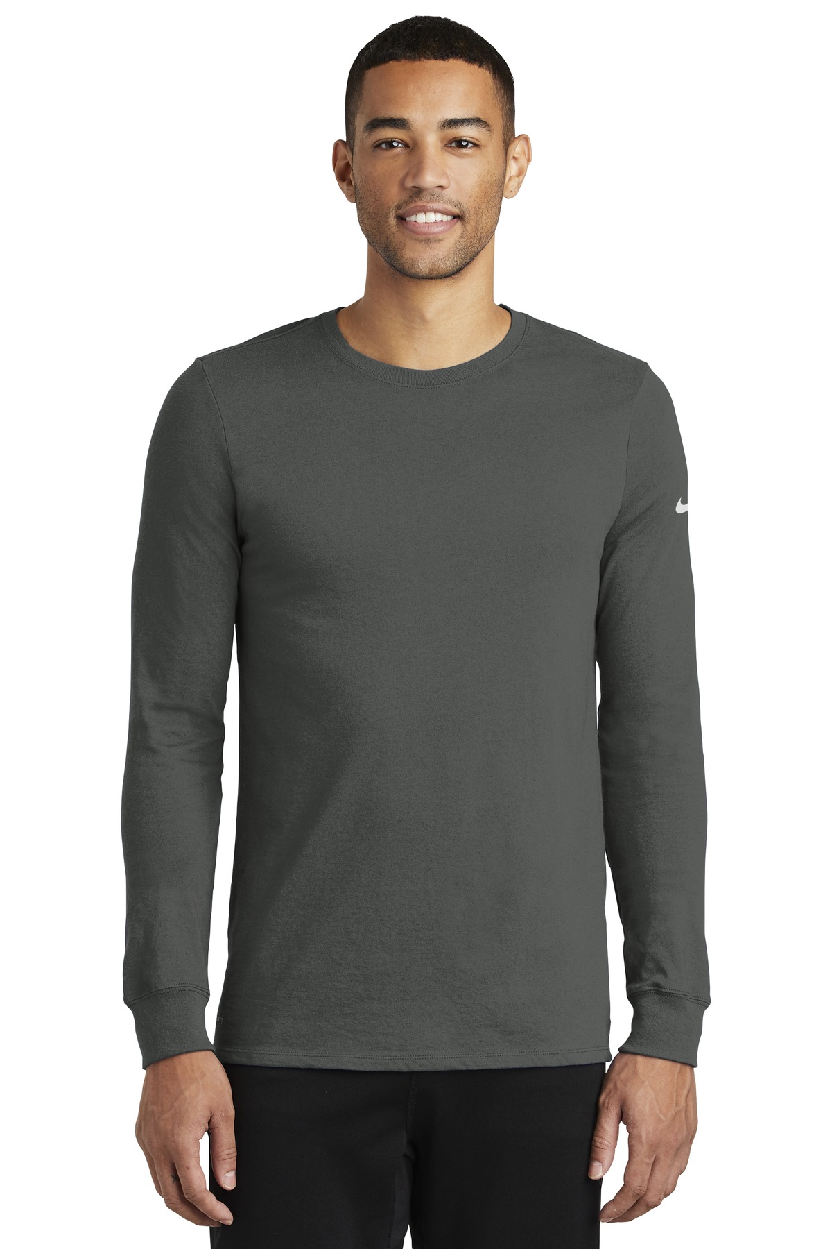 Nike® Dri-FIT Cotton/Poly Long Sleeve Tee 4