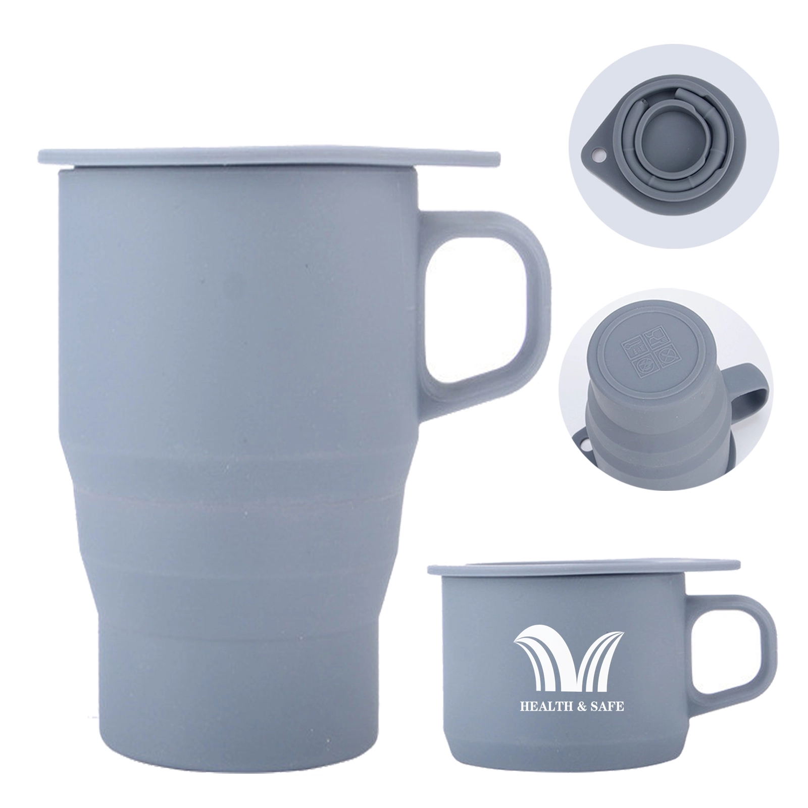 Retractable Folding Silicone Mug 2