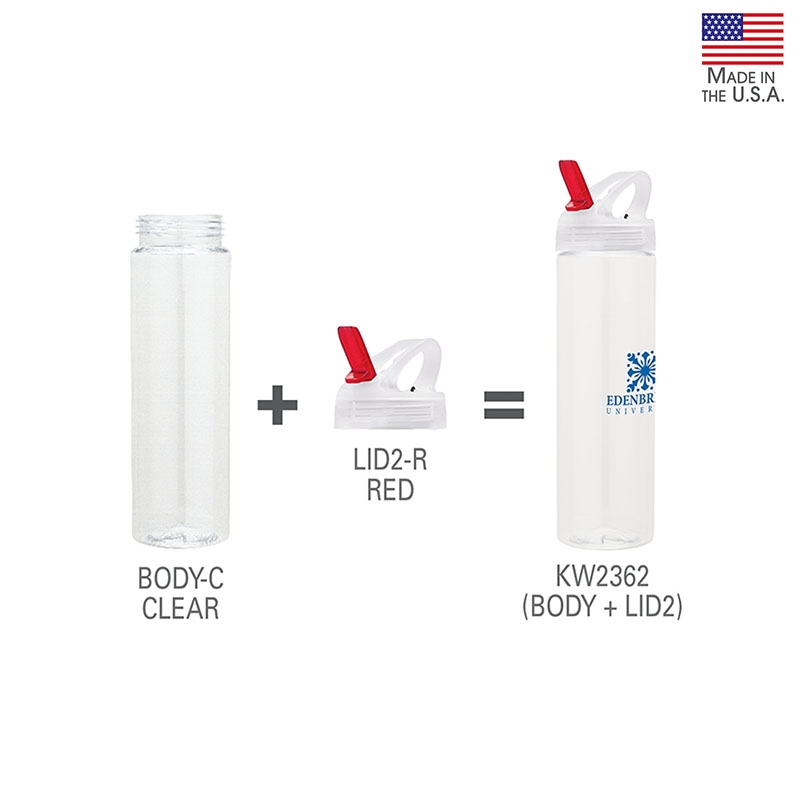 Laguna 32 oz. PET Bottle with Flip Spout 8