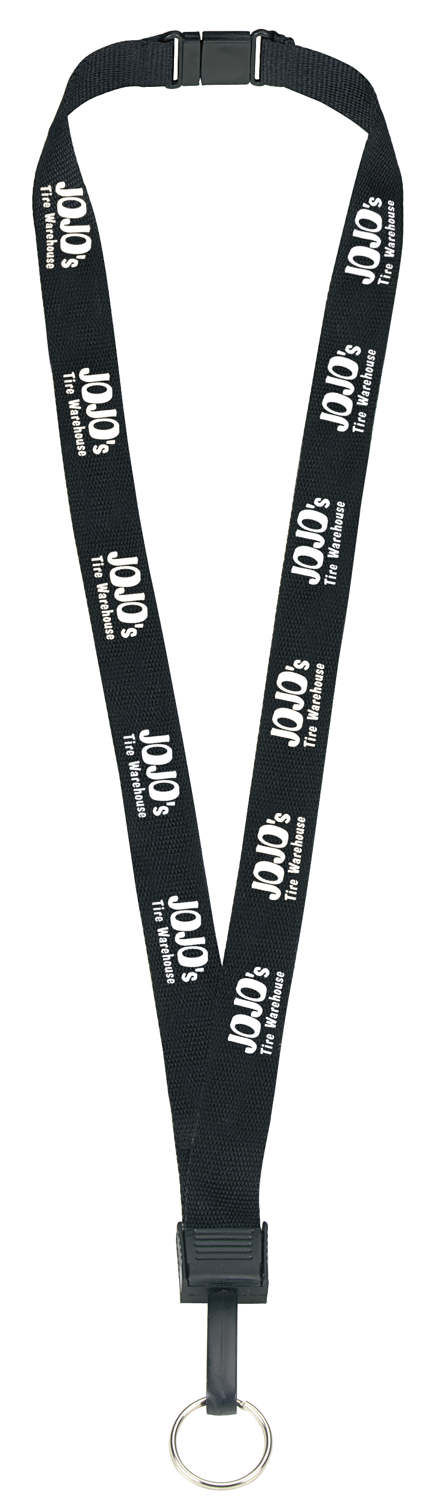 3/4" Breakaway Lanyard with Key Ring 5