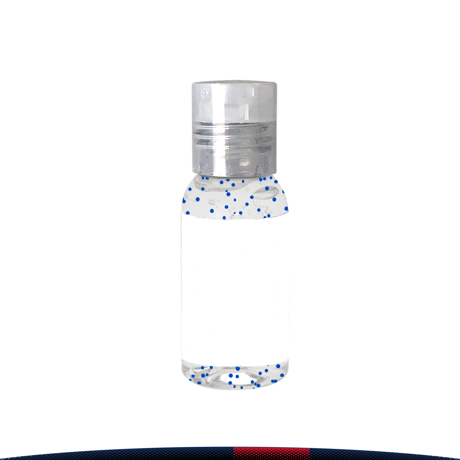 1 oz. Fitzroy Clear Round Bottle Moisture Bead Sanitizer 8