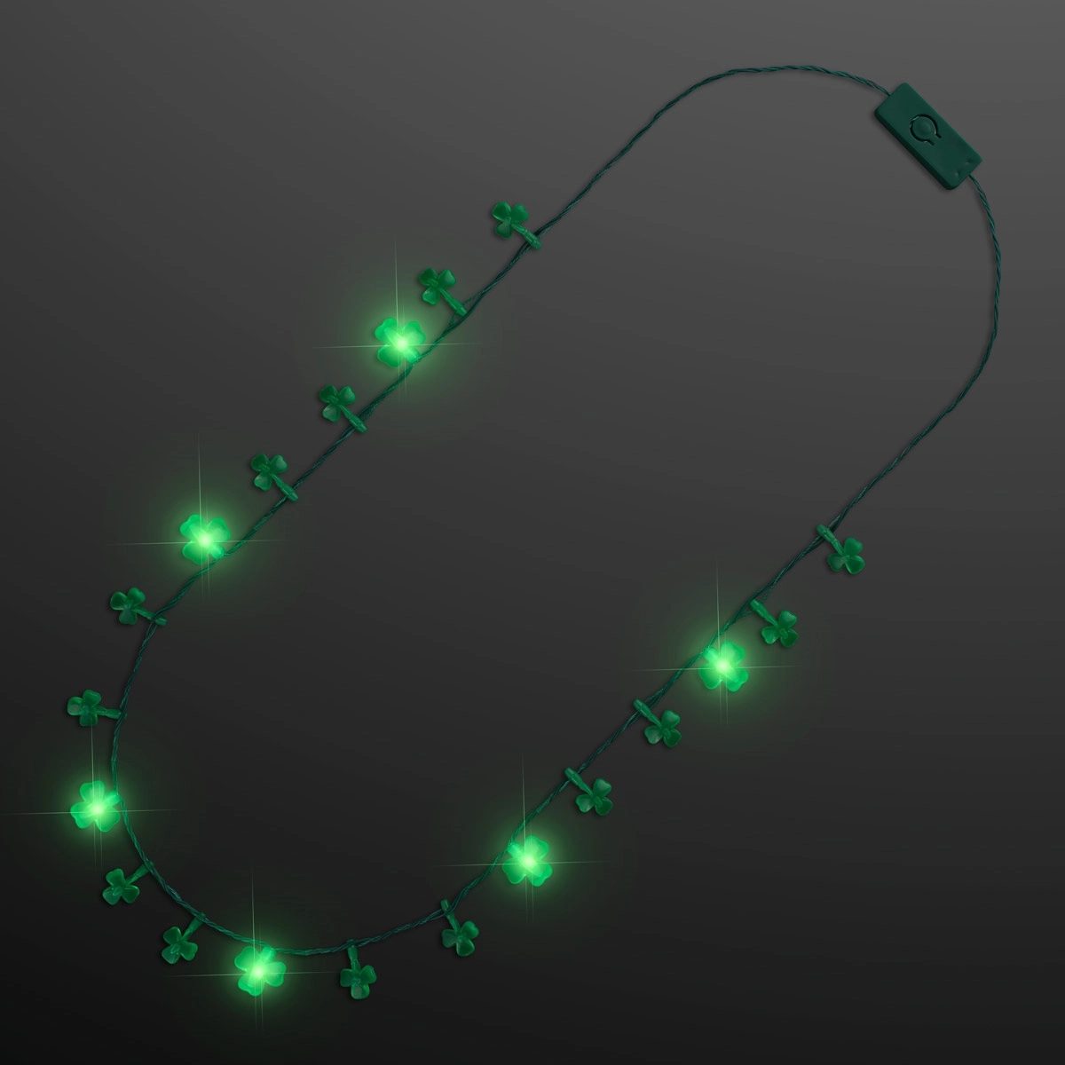 LED Shamrock String Lights Necklace 2