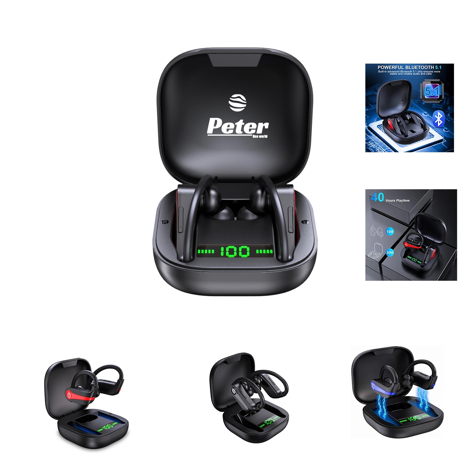 Wireless Earbuds Bluetooth Sport Headphones 2
