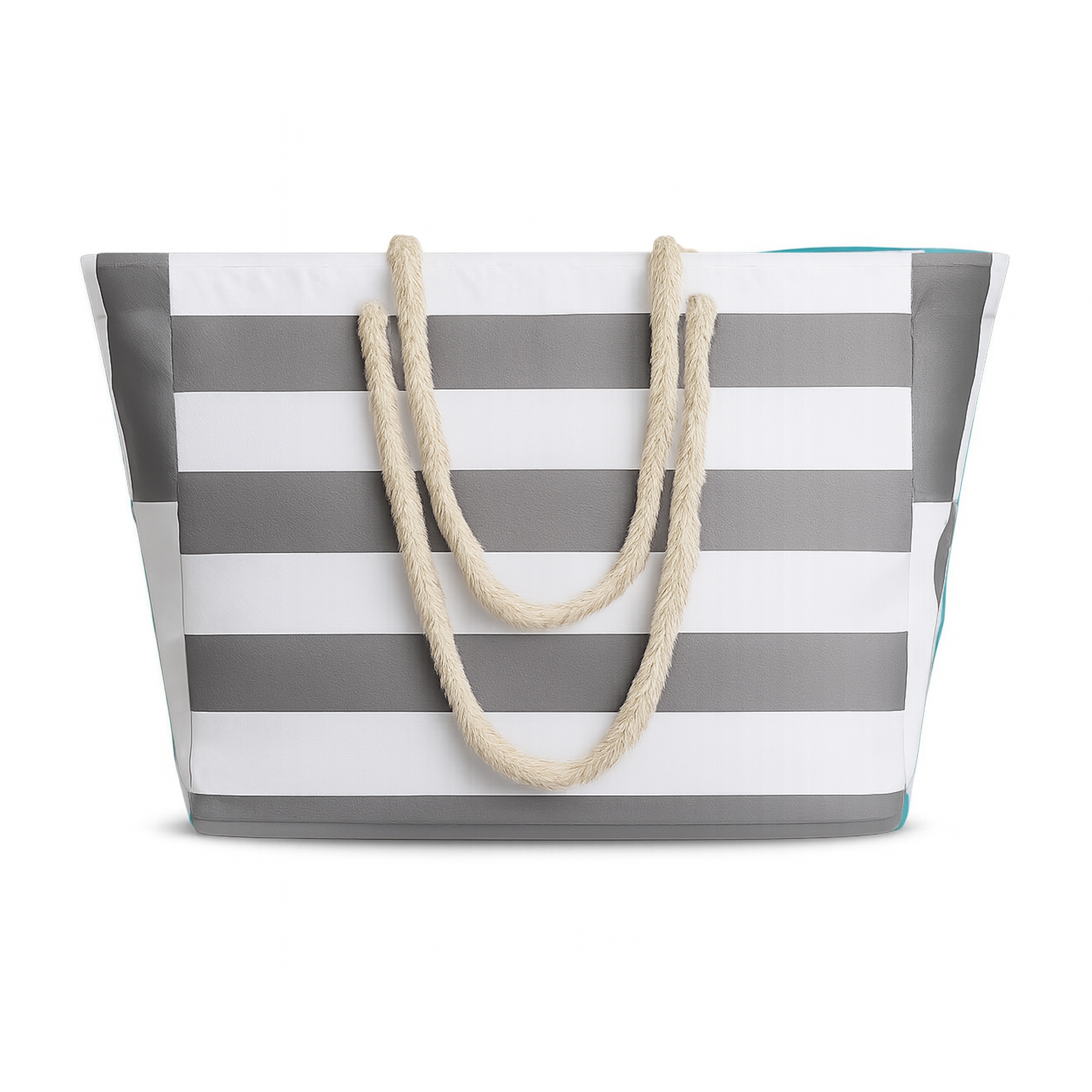 Striped Casual Tote Bag 2
