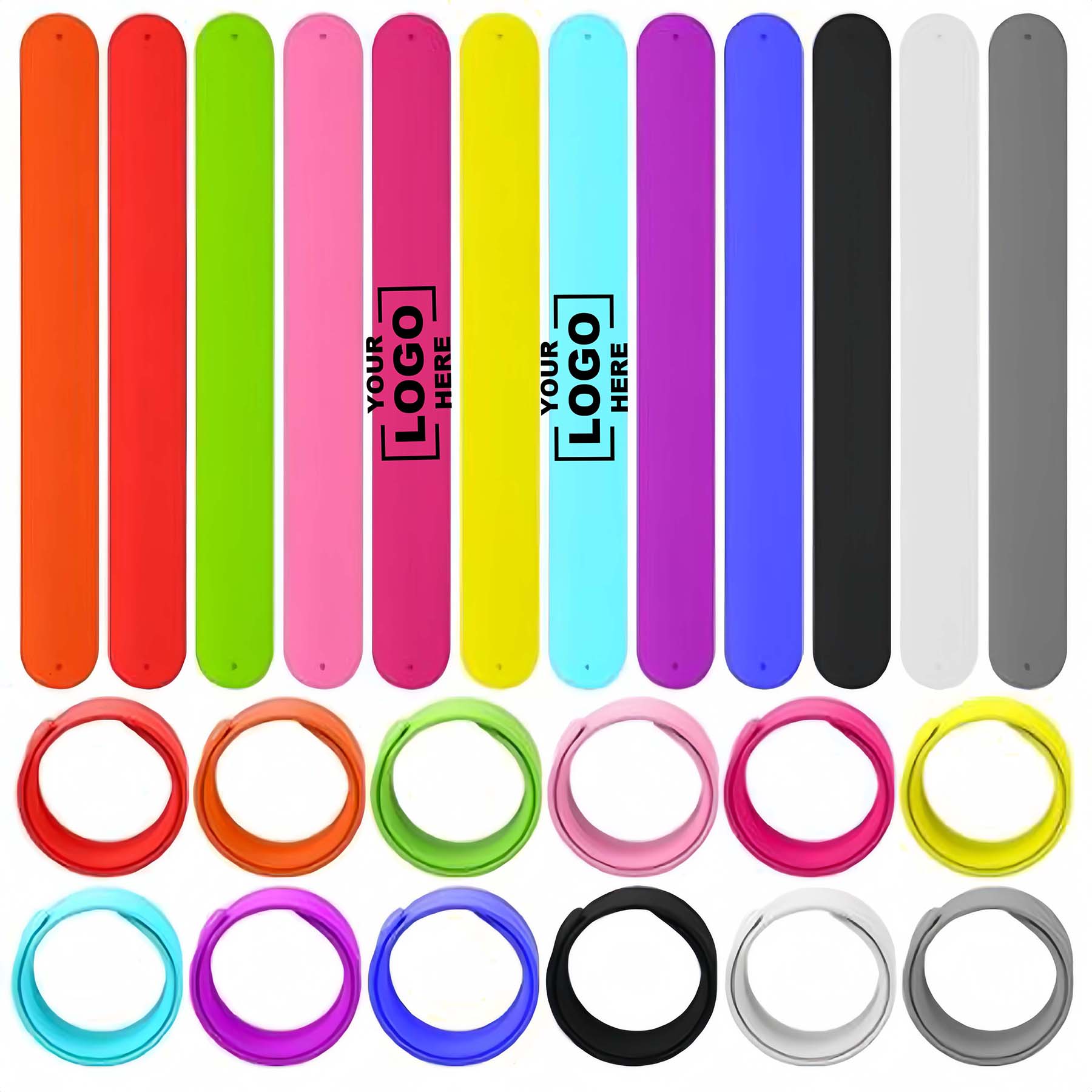 Vibrant Silicone Party Bracelets for Events 5