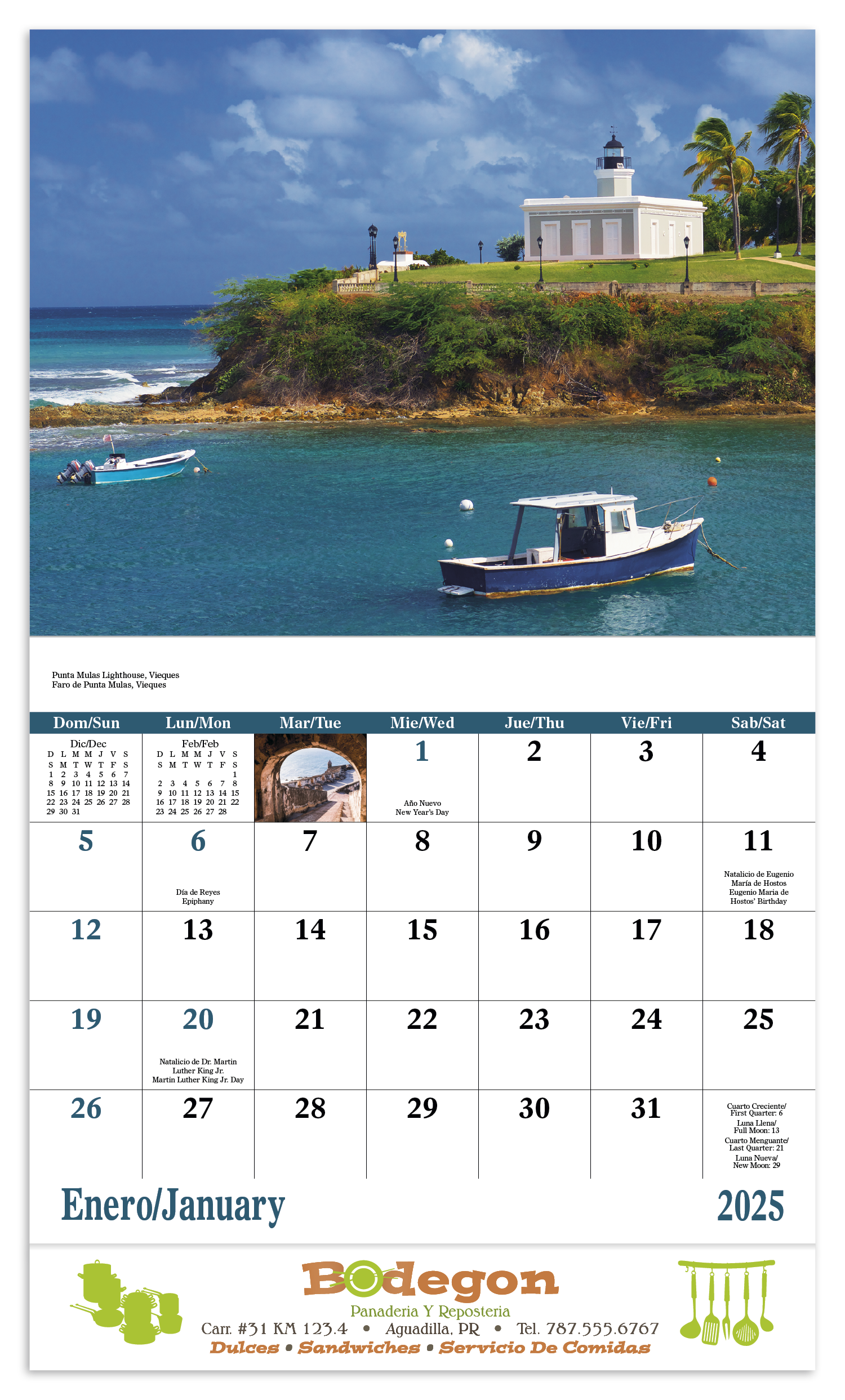 Good Value™ Puerto Rico - Stapled Calendar 40