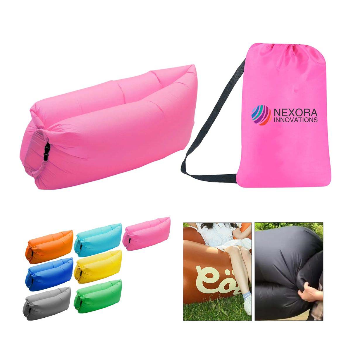 Portable Inflatable Lounger Sofa for Outdoor Use 7