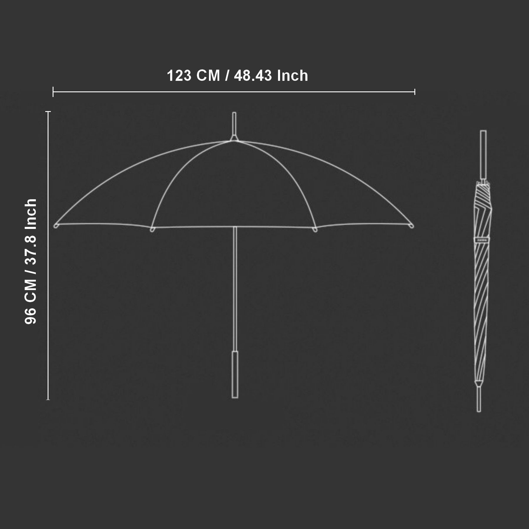 Automatic Open Windproof Large Golf Umbrellas 13