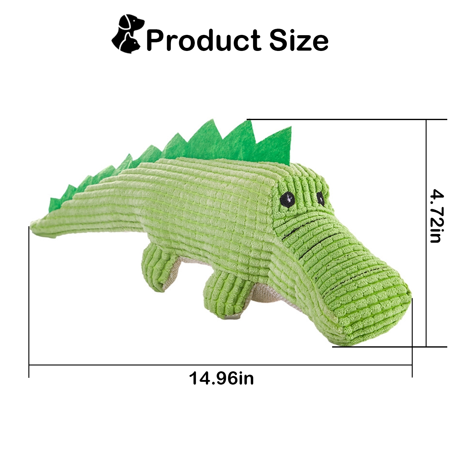 Pet Crinkle Dog Toy No Stuffing Animals 11