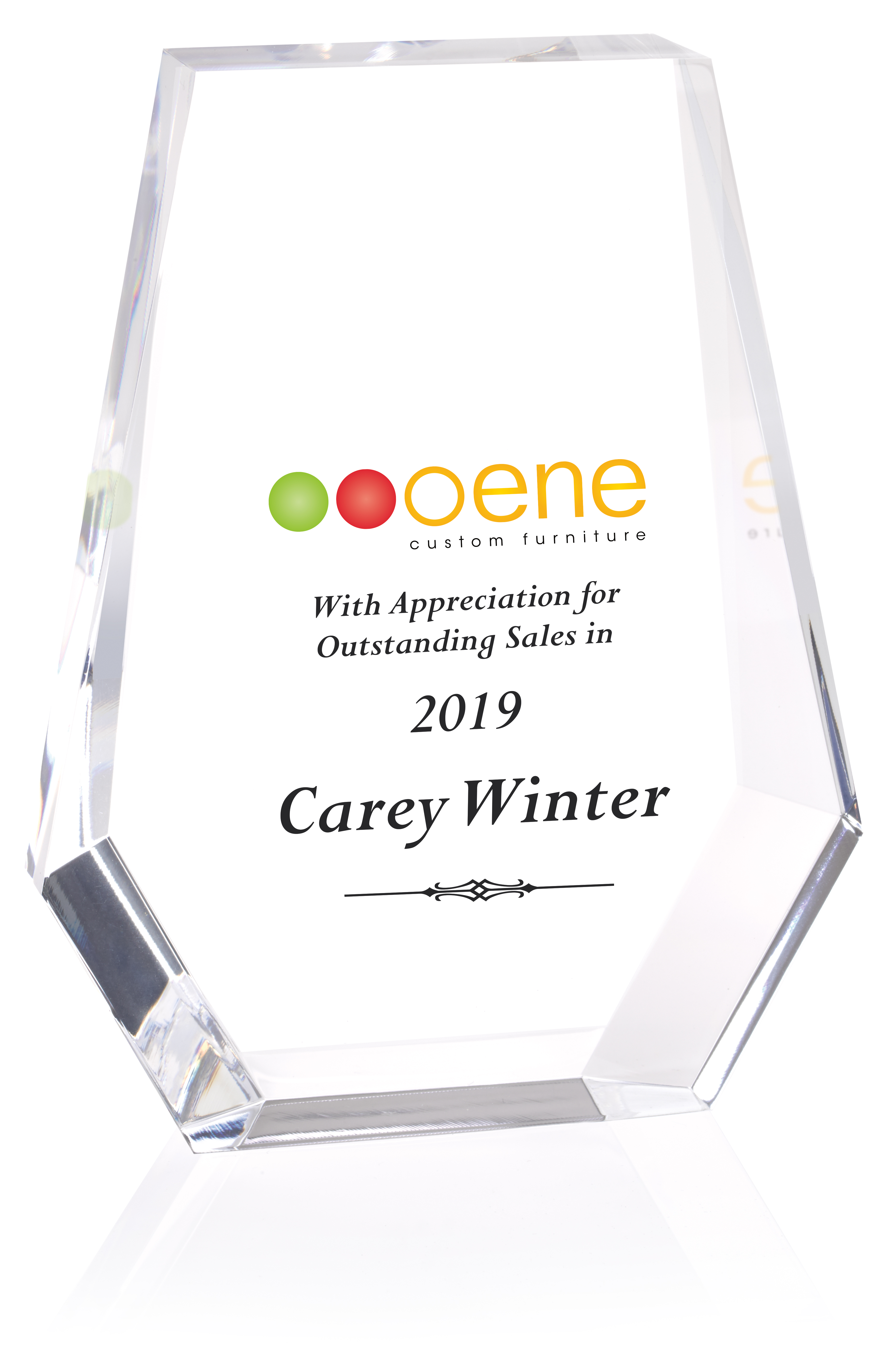 JAFFA® Acrylic Shield Award 9
