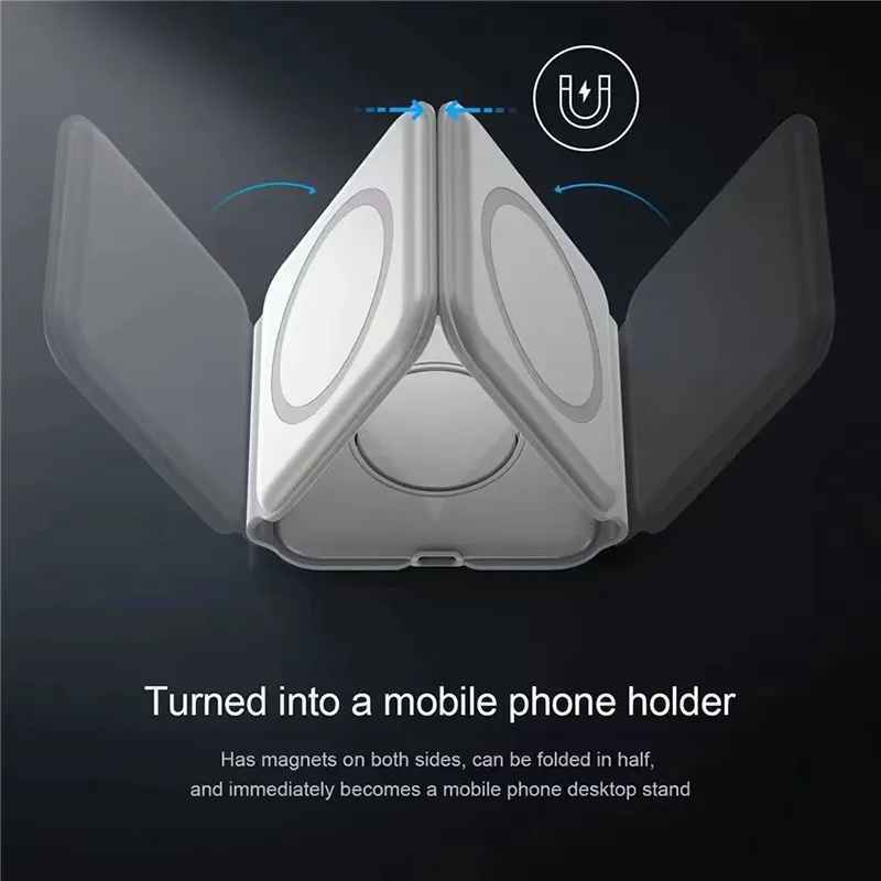 Magnetic Foldable 3 in 1 Wireless Charging Station 4