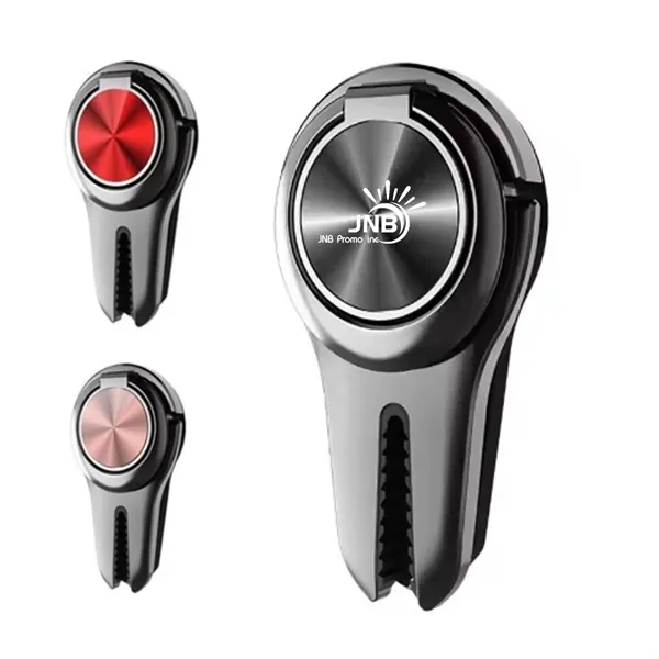 360 Degree Rotating Car Phone Mount with Ring Holder Stand