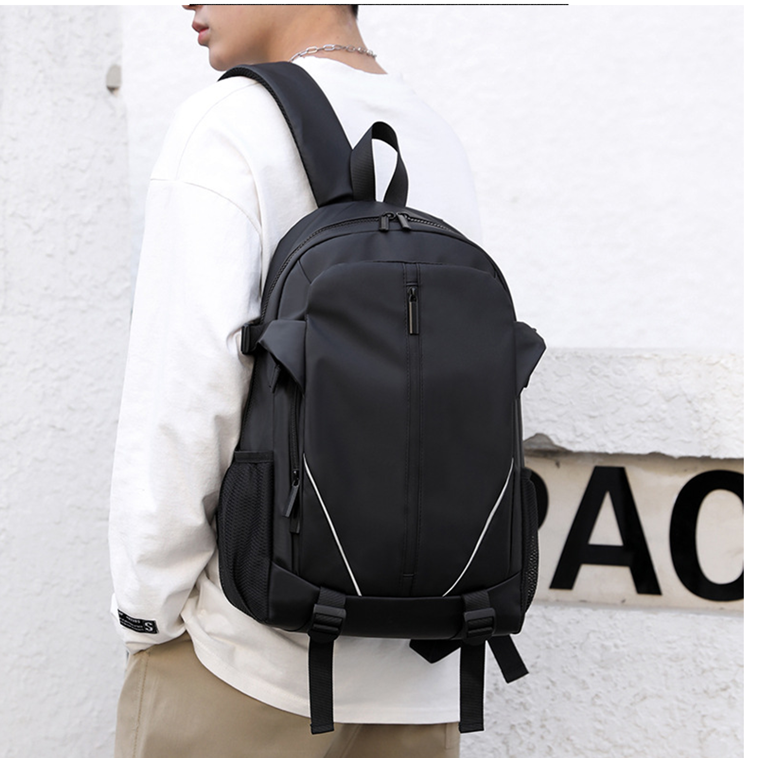 Water Resistant College Computer Backpack 5