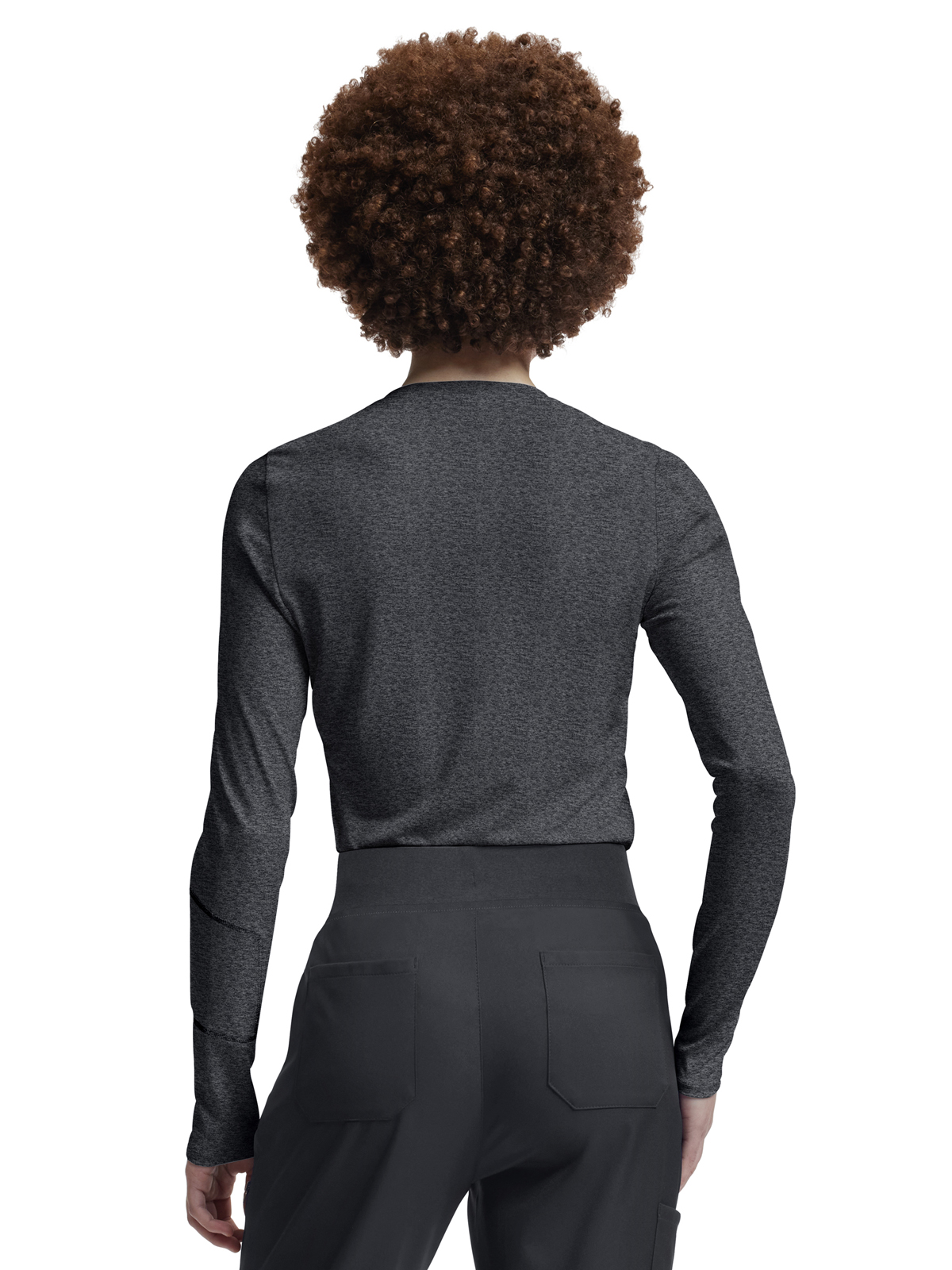 White Cross - VIBE - Women's Shirttail Hemline Underscrub Tee 29