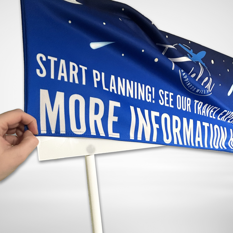 Portable Counter / Trade Show Display Table w. Custom Graphic Wrap / Overhead Sign (Dye Sublimation) 1