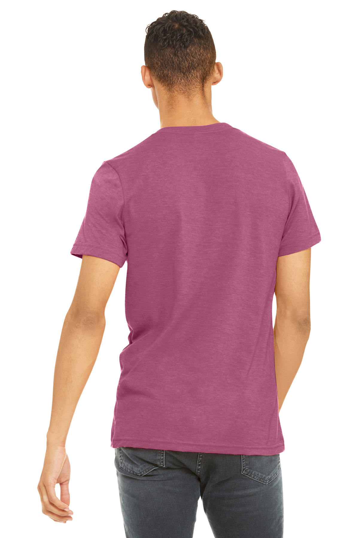 BELLA+CANVAS Unisex Heather CVC Short Sleeve Tee. BC3001CVC 504