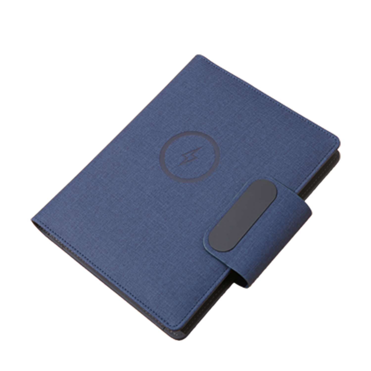 PU Leather Padfolio Folder w/ Wired Charging 9