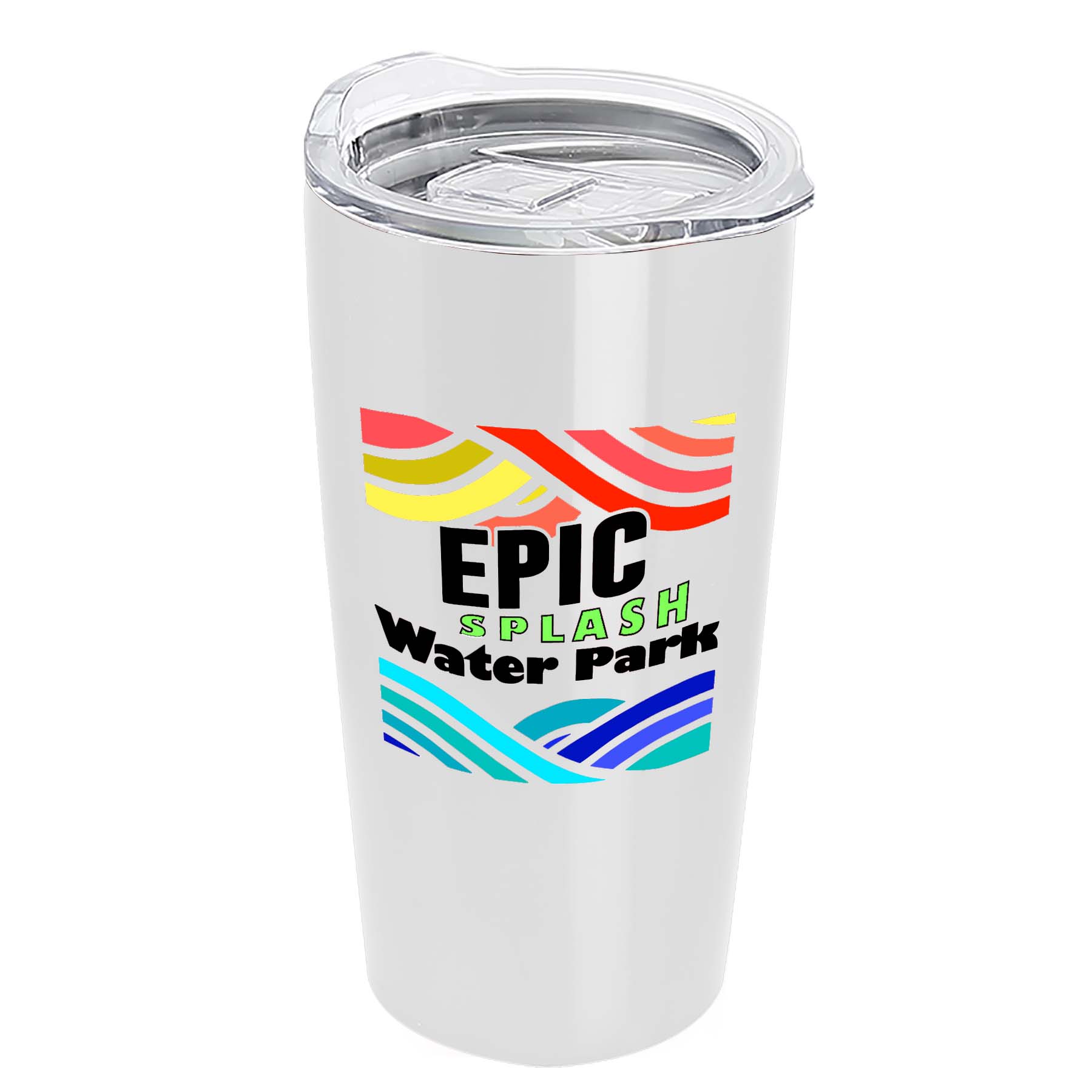 The Summit - 18 Oz. Digital Stainless Steel Straight Wall Tumbler