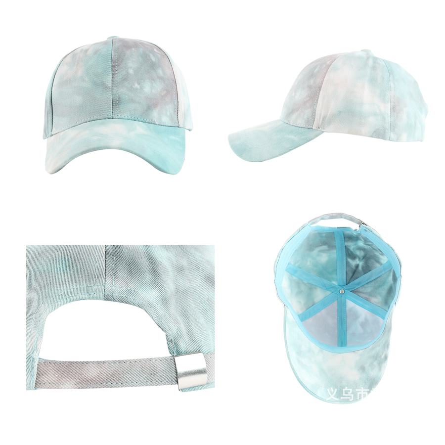 Stock Tie-Dye Cotton 6-Panel Baseball Cap