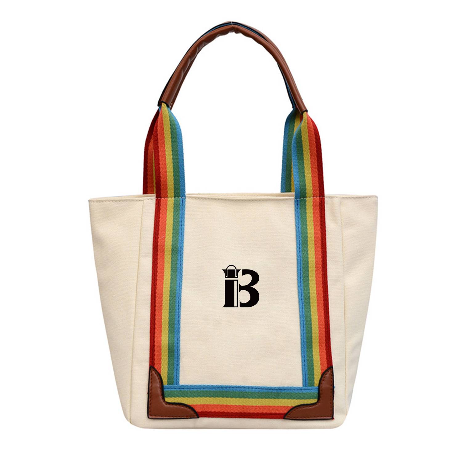 Large Capacity Canvas Tote Bag, custom tote bag with logo imprint 3
