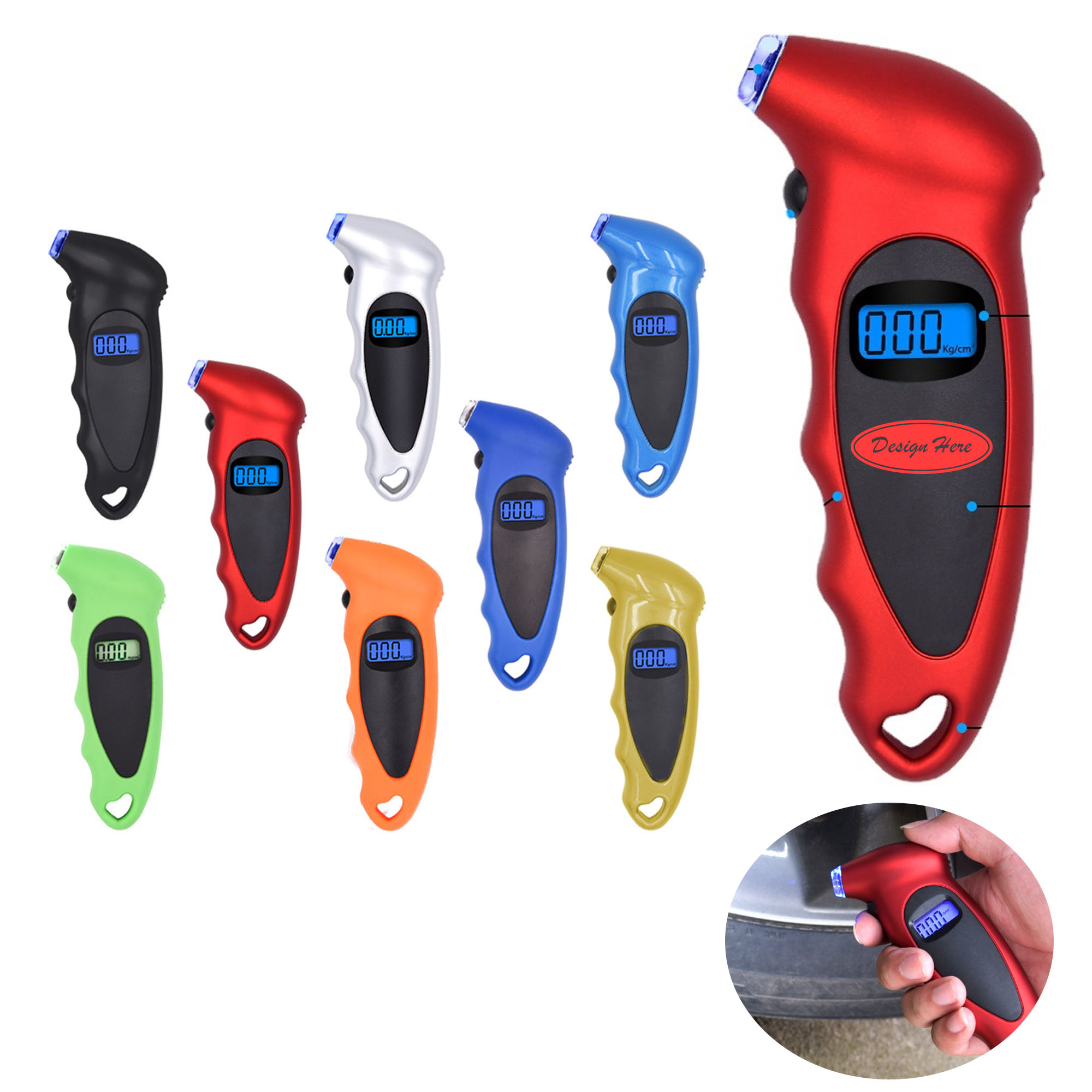 Auto Tire Pressure Digital Gauge ?C Fast, Precise Measurement 5