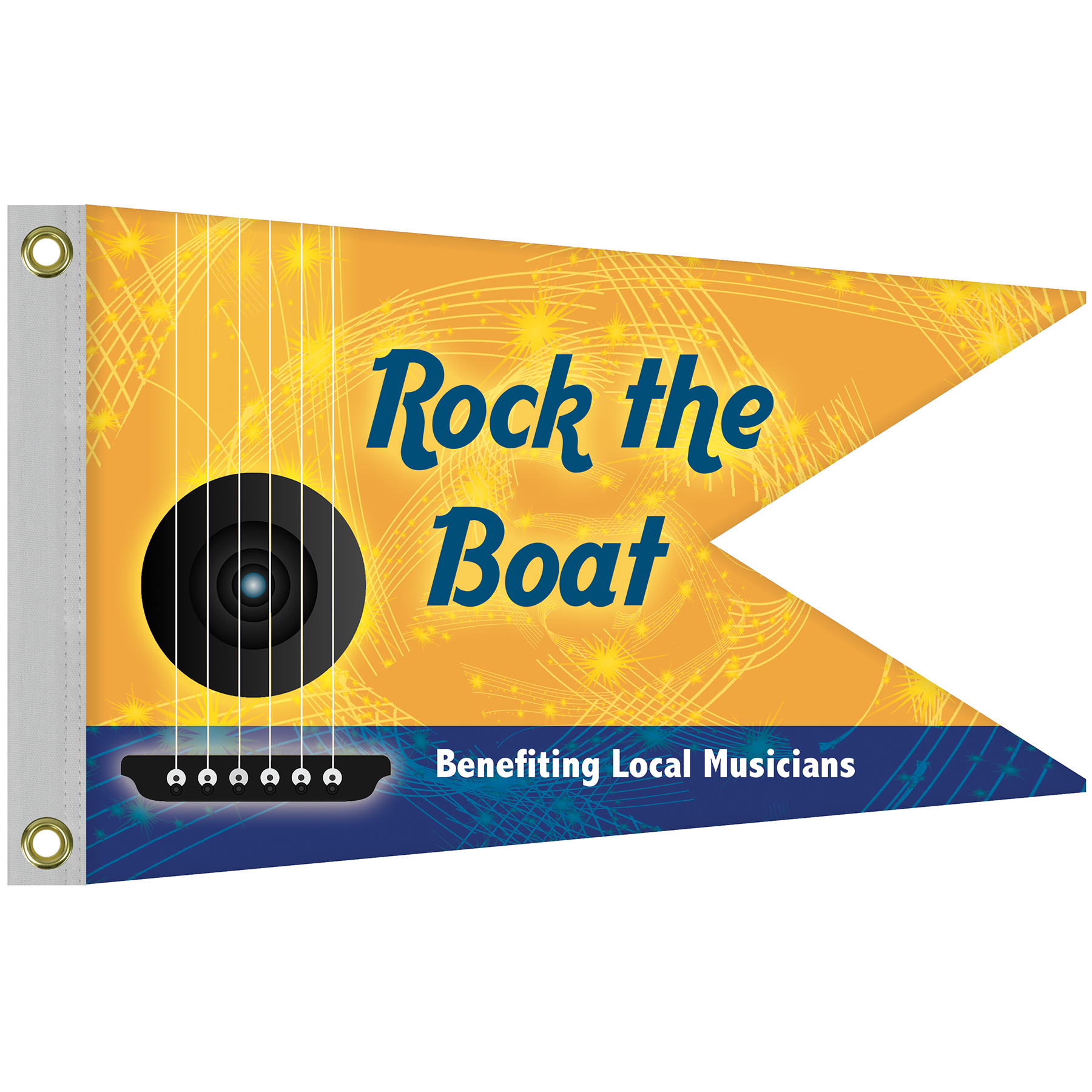 Single Reverse Knitted Polyester Swallowtail Boat Flag (16"x24") 3