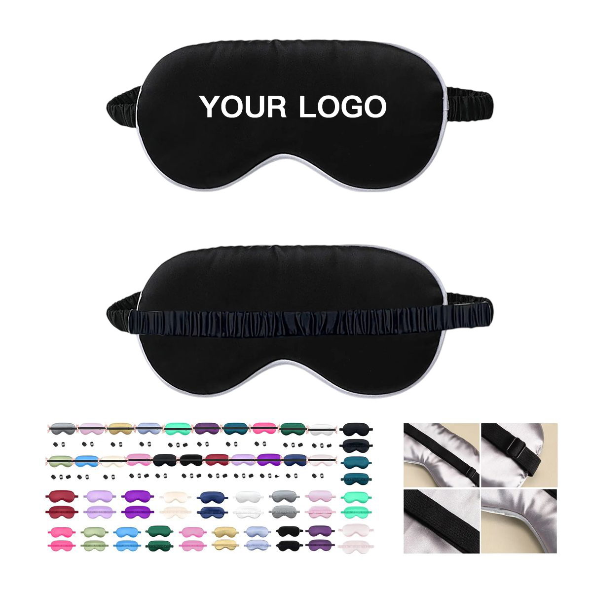 Silk Eye Mask Adjustable Sleep Mask 4