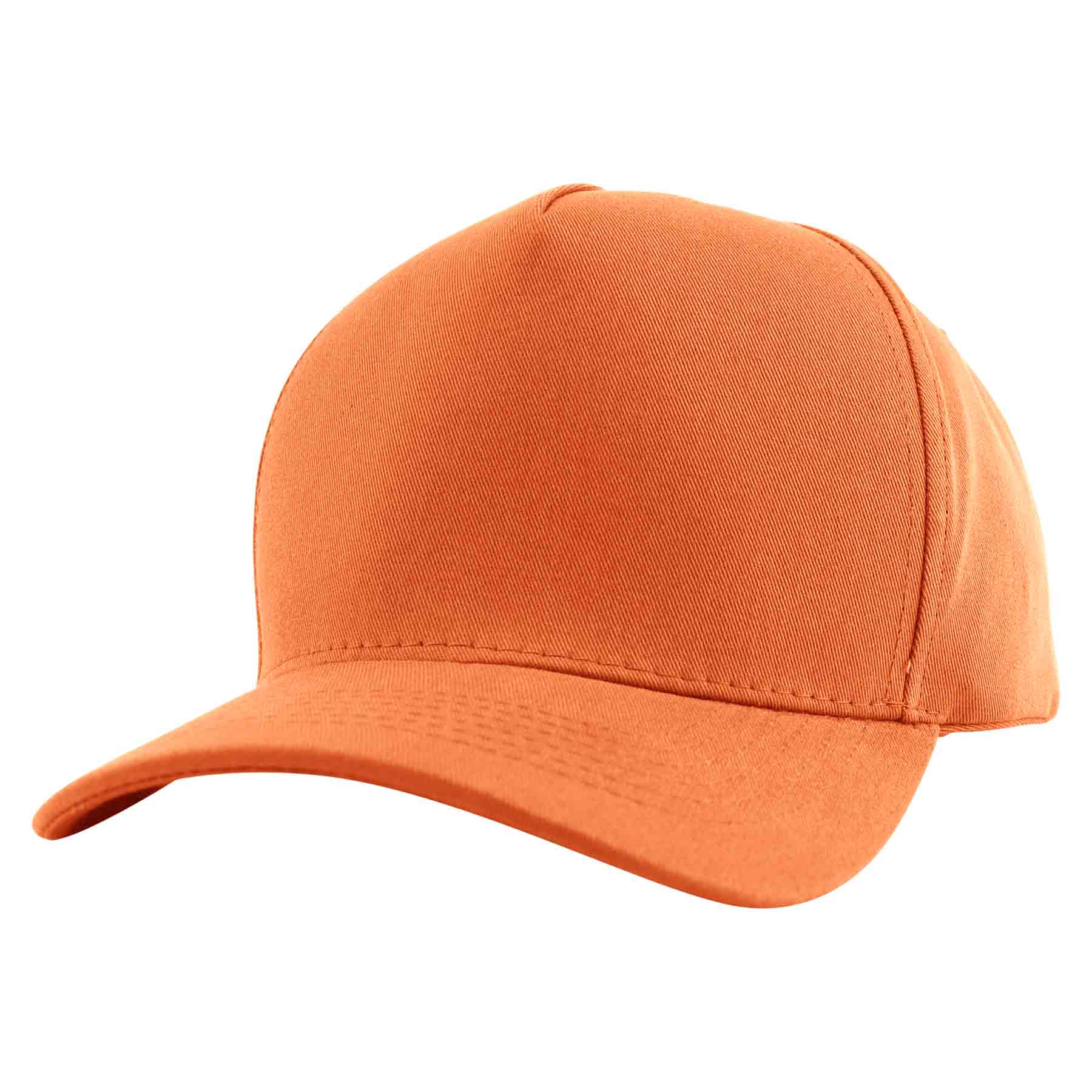 Cotton Twill 5 Panel Mid Profile Structured Baseball Cap 2