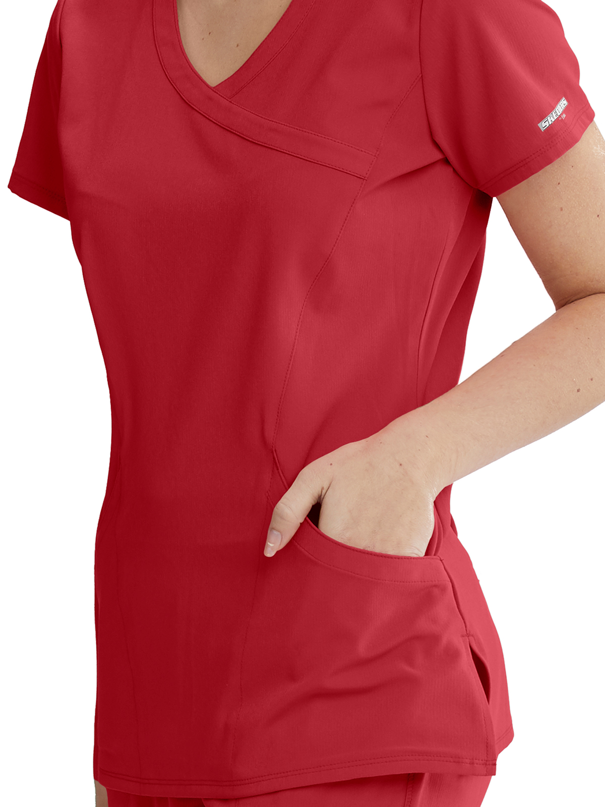 Skechers - Women's Three-Pocket Crossover V-Neck Reliance Scrub Top 39