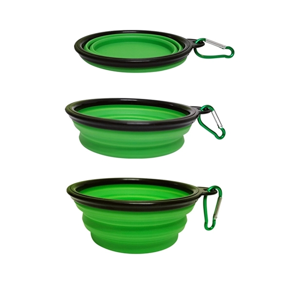 Pet Collapsible Feeding Bowls with Carabiner 4