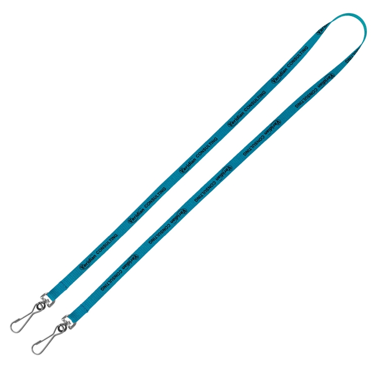 "CULVER" 3/4" Width Dual Attachment Silkscreen Polyester Lanyard 4
