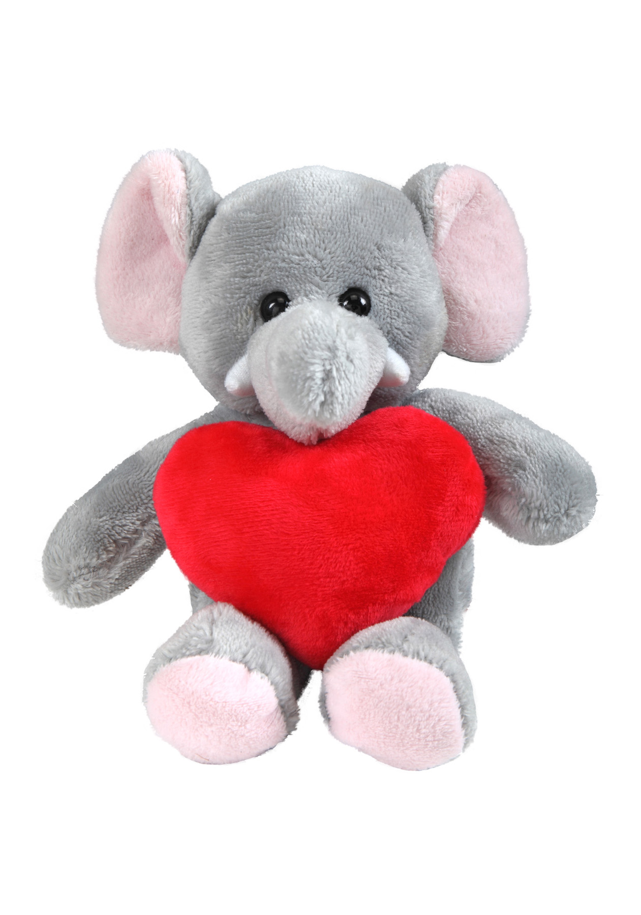 soft plush Elephant with heart