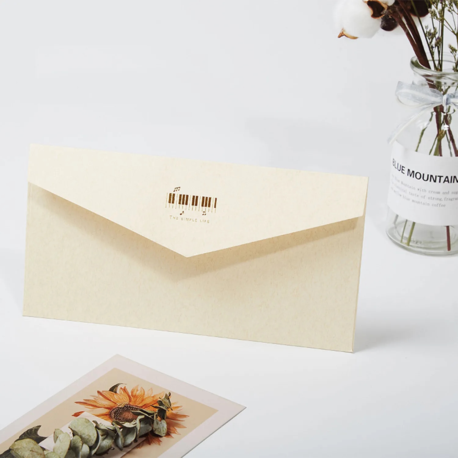 Stamped Texture Paper Can Print Logo Envelopes 1