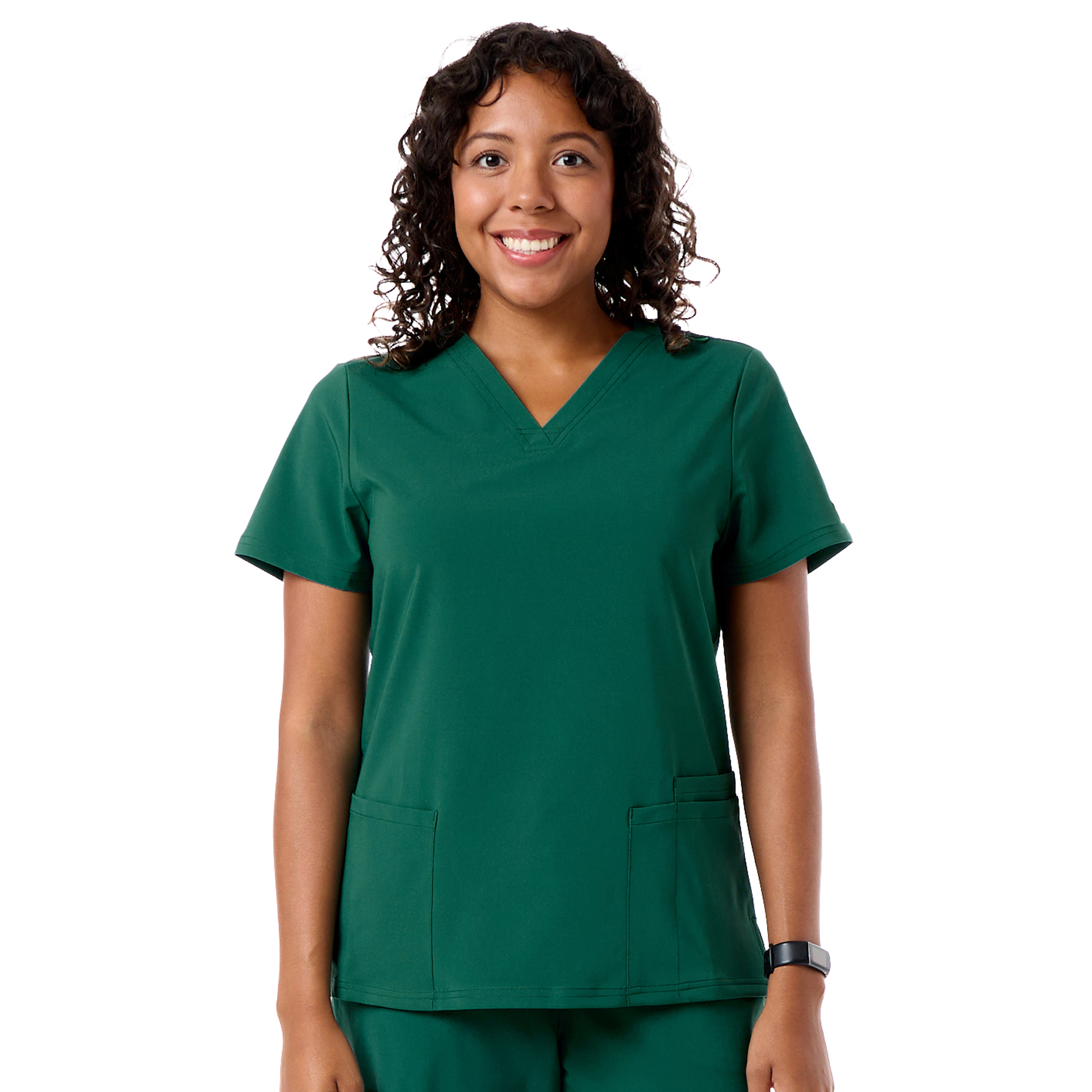 Women's UltraStretch Multi-Pocket Scrub Top 1