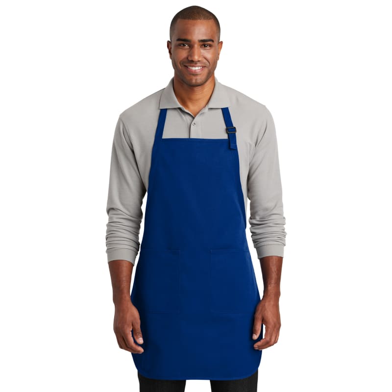Port Authority Full-Length Two-Pocket Bib Apron. 25