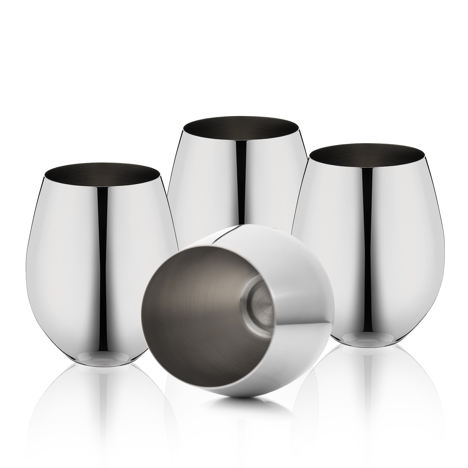 Stainless Steel Wine Glasses 2
