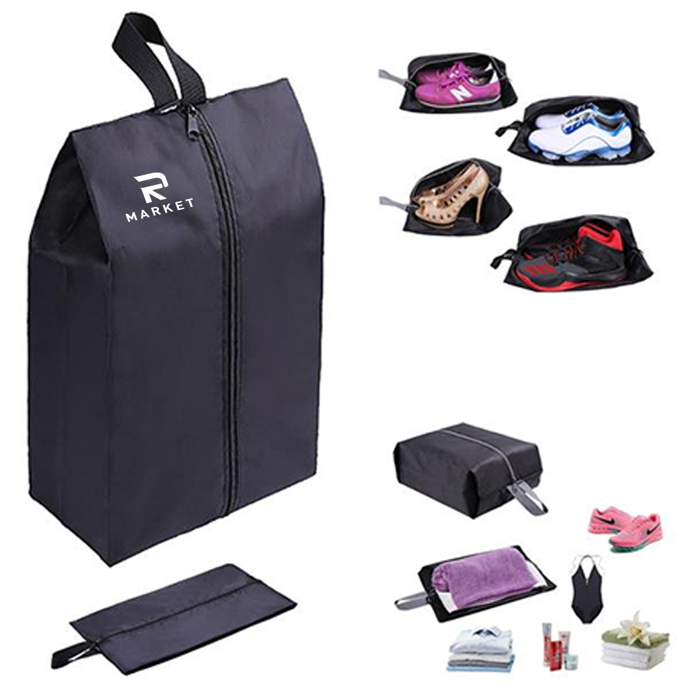 Travel Shoe Bags Waterproof Nylon with Zipper 2