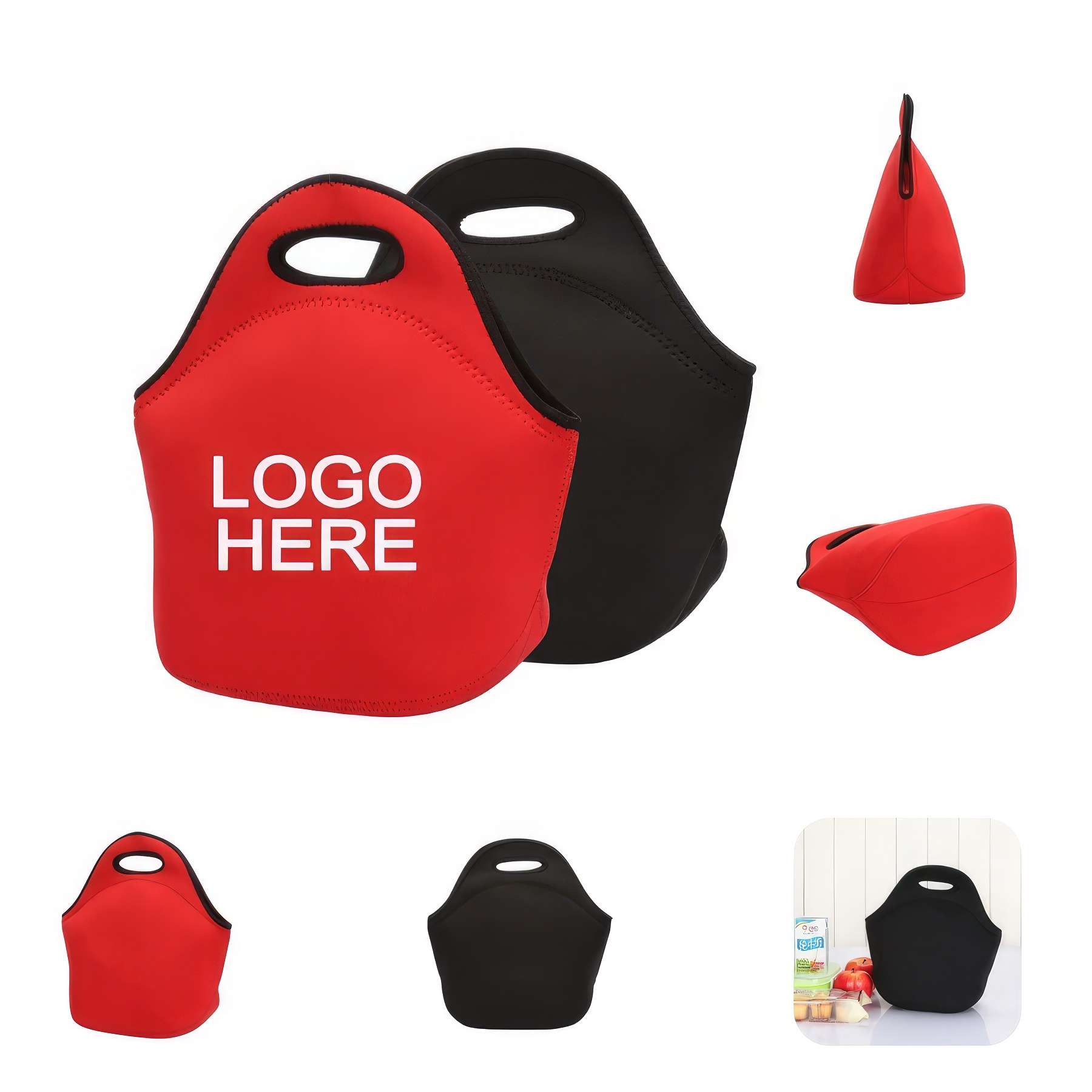 Gourmet Getaway Soft Neoprene Lunch Tote Bag 2