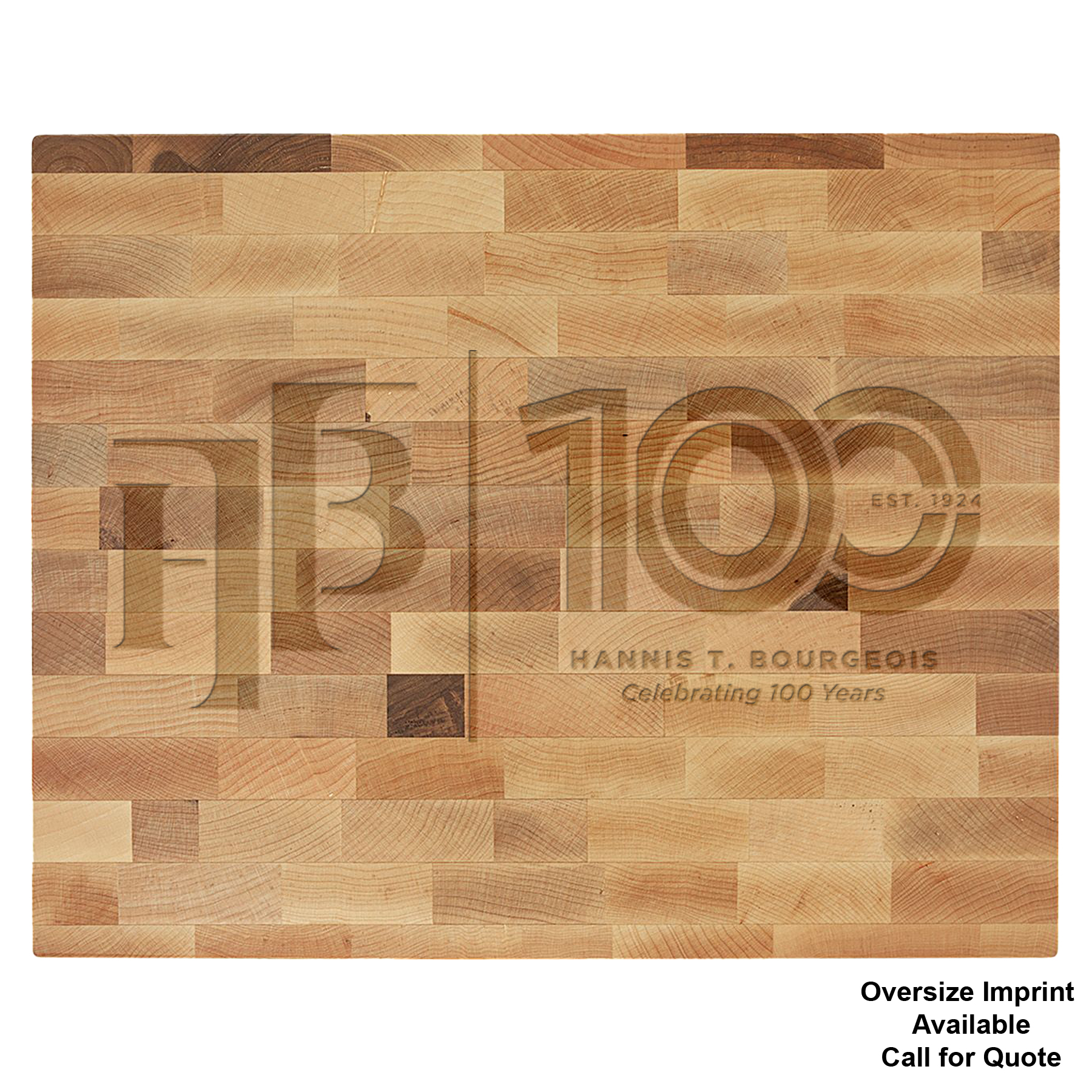16" x 13" x 1" Maple Butcher Block 3