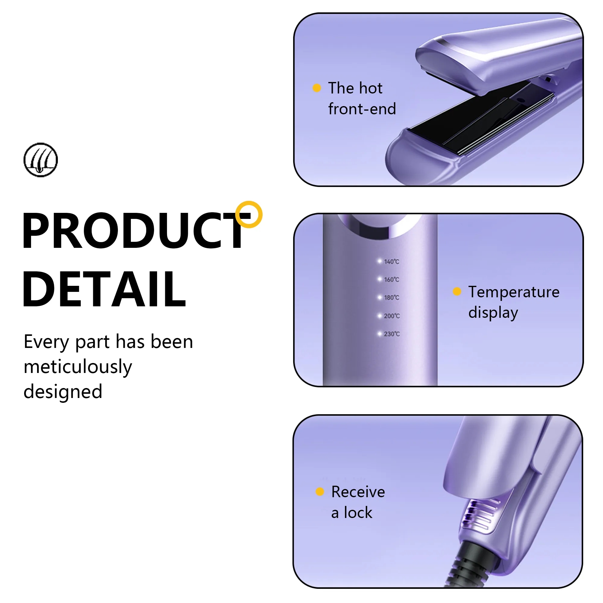 Adjustable Temperature Hair Curler 3